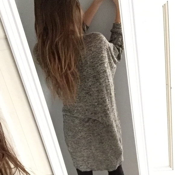 Long black/gray cardigan