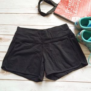 Black lulu lemon shorts