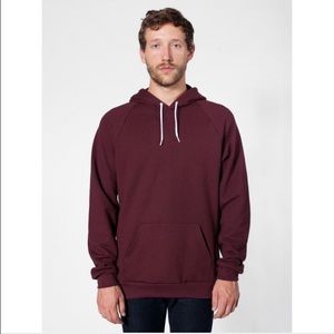 American apparel classic pullover hoodie maroon