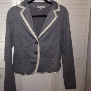 Grey and white blazer/ Aeropostale