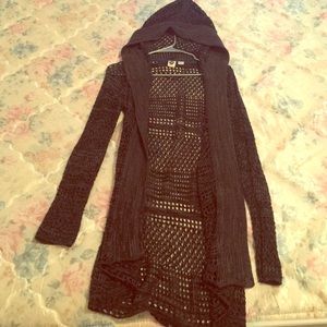Long Hooded Sweater