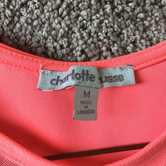 🆑⚡️Coral/Orange Dress - Picture 3 of 4