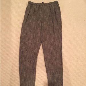 Eileen Fischer silk patterned pants