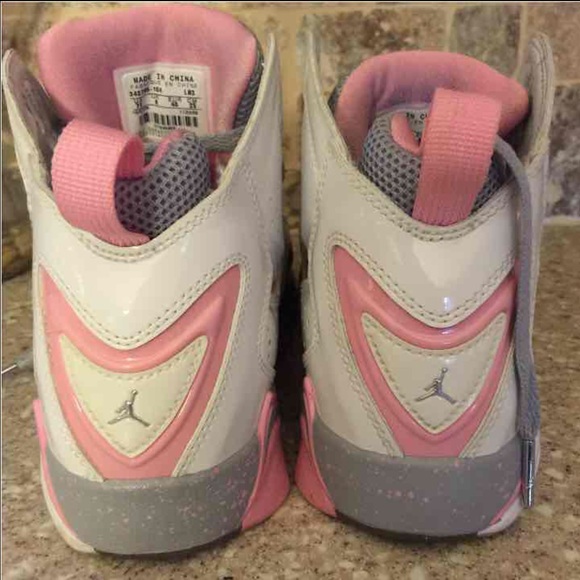 Jordan True Flight GS White/silver/pink - Picture 2 of 4