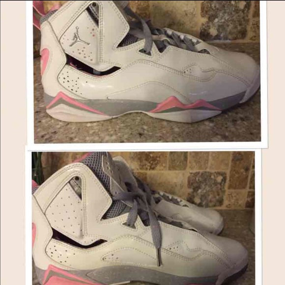 Jordan True Flight GS White/silver/pink - Picture 4 of 4