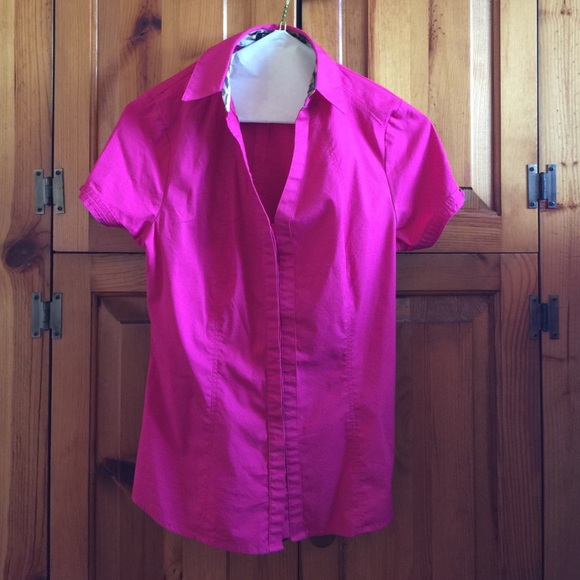 Fitted express essential stretch shirt