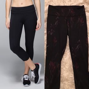 Lululemon Run: Inspire & Midnight Iris Crop Bundle