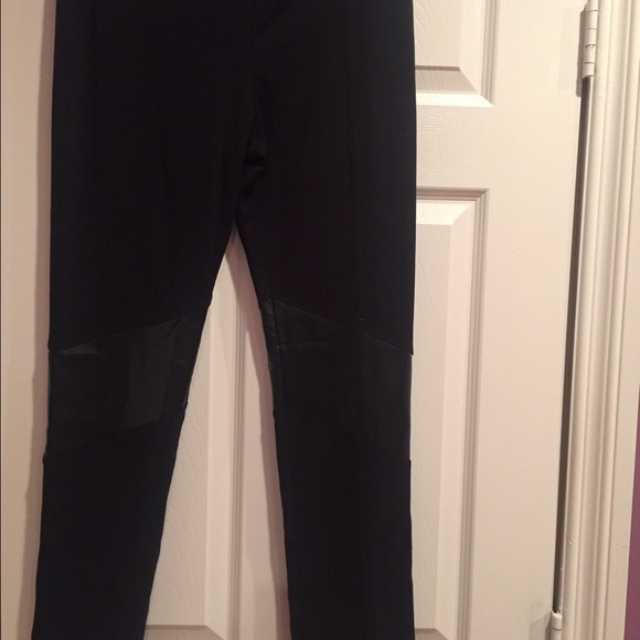 Victoria Secret black/leather leggings