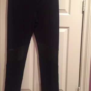 Victoria Secret black/leather leggings