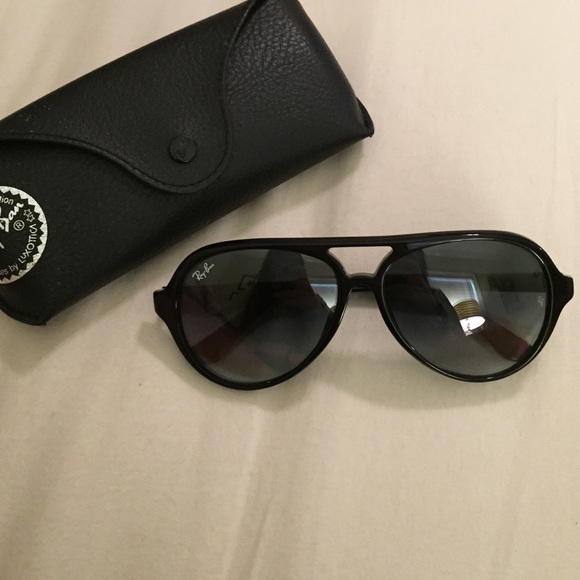 Black Ray Ban Cats 5000