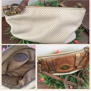 Authentic fossil bag crossover
