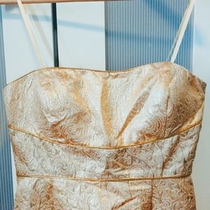 Gold Max & Cleo Dress