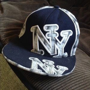 NY Yankees Flat Brim Hat
