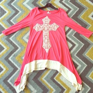 Brand New boutique cross tunic!