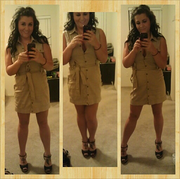 Khaki dress