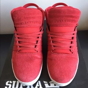 Red Supra shoes