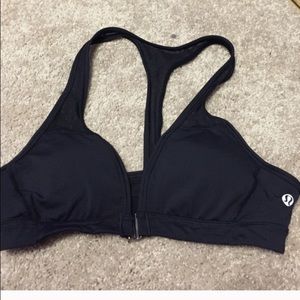 Lululemon front close sports bra