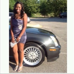 This is a beautiful dress I got from Macy's !