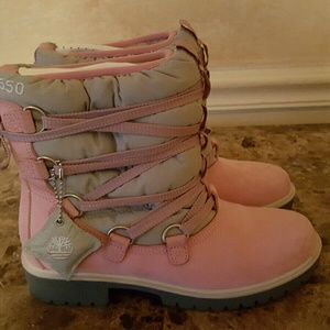 Pink Timberland