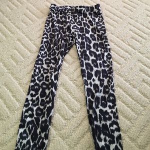 Blue Cheetah Print/ Spotted leggings
