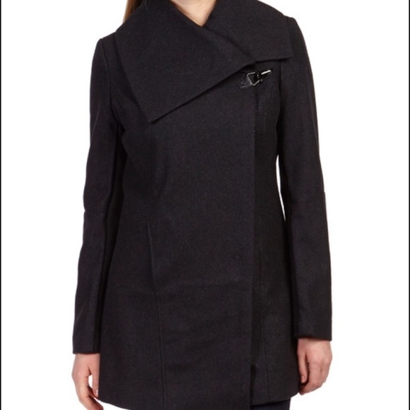 Sam Edelman asymmetrical wool blend cloat