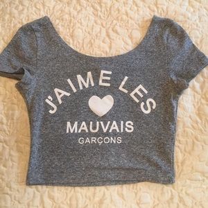 A beautiful crop top