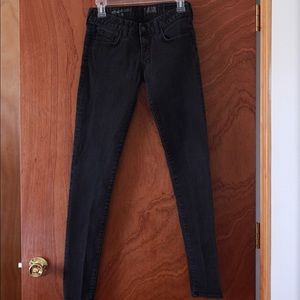 Vans black skinny jeans