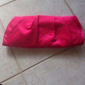 Express satin clutch