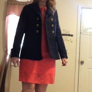 Navy blue blazer jacket