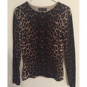 Long Sleeve Leopard Print Shirt