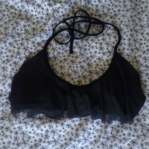 Flowy halter style bikini top