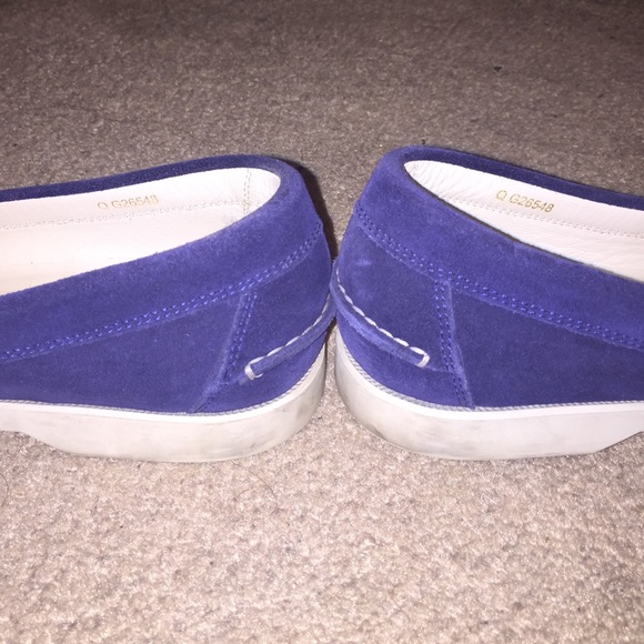 Chanel navy suede boat shoes - Picture 3 of 4