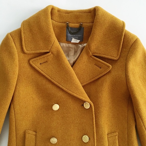 J.Crew Stadium Cloth Majesty Peacoat - Size 6