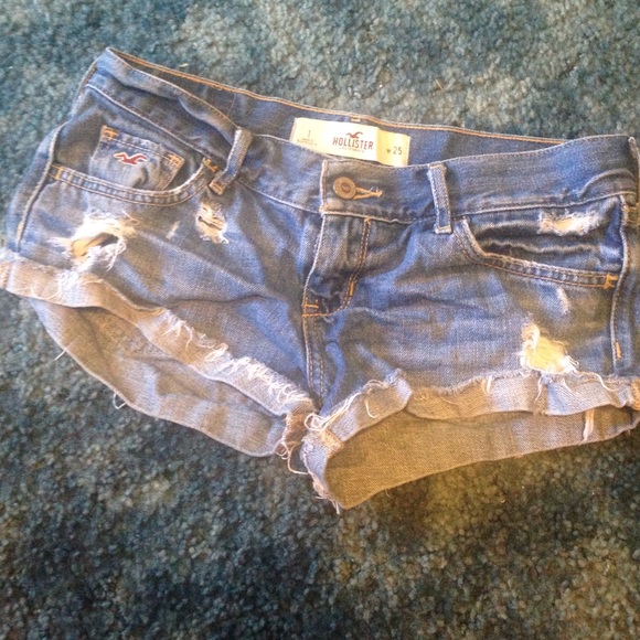 Hollister jean shorts