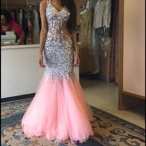 BLUSH Brand Prom Dress (pink)