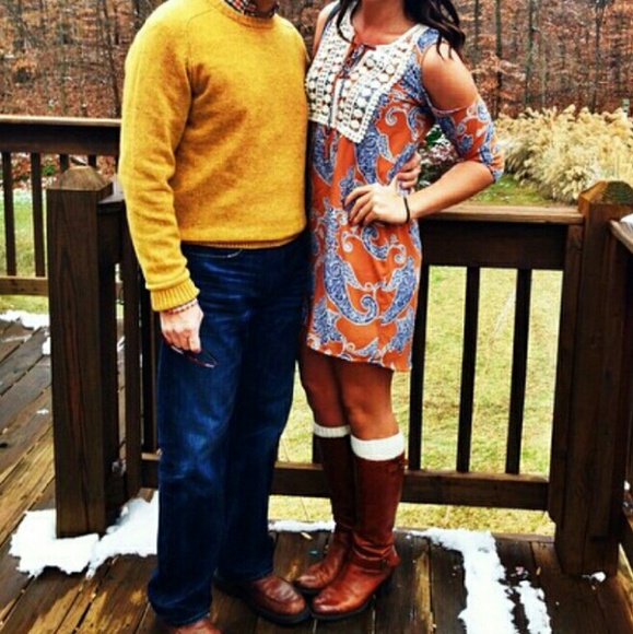 Cut out shoulder boho dress - Picture 2 of 3