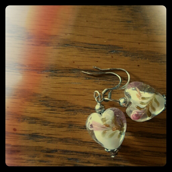 Floral Heart Earrings