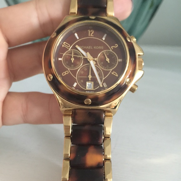 M.KORS-5448 Women  Chronograph Two-Tone Bracelet