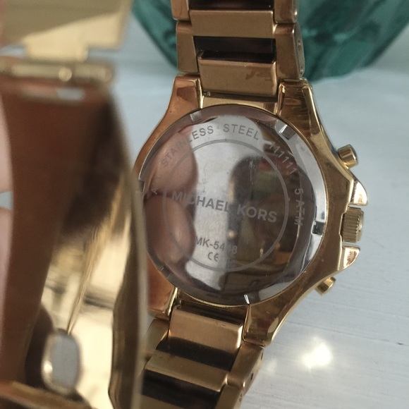 M.KORS-5448 Women  Chronograph Two-Tone Bracelet