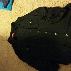 Black button up