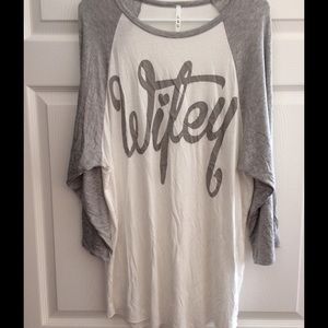 Wifey baseball tee