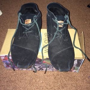 Moccasin lace-up Tom's (black)