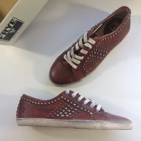 frye studded sneakers