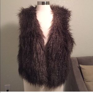 Ann Taylor Fur Vest
