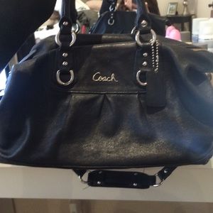 Black coach purse