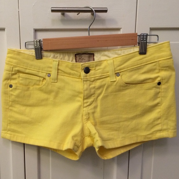 ️Super cute Paige Denim Yellow shorts. NWOT
