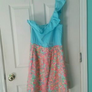 One shoulder Lilly Pulitzer dress