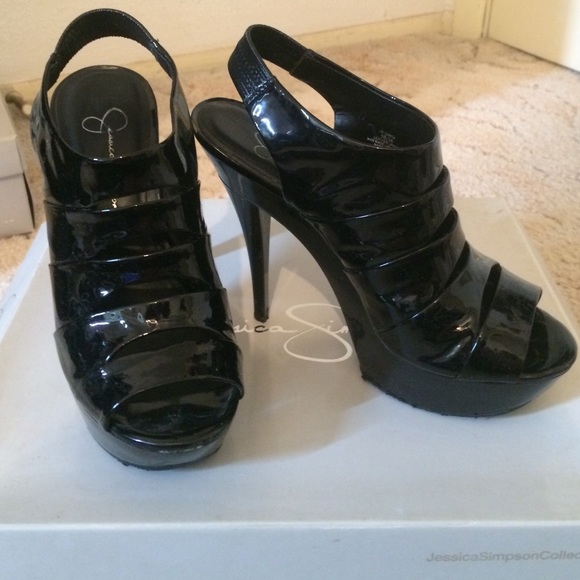 Black JS heels SOLD
