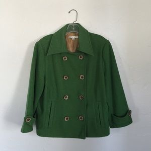 Green CAbi Wool Jacket