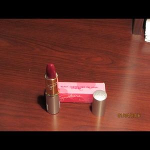 Black cherry lipstick